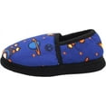 thumbnail image 1 of Norty Toddler Little and Big Boy's Kids Fleece Memory Foam Slip On Indoor Slippers Shoe, 1 of 21