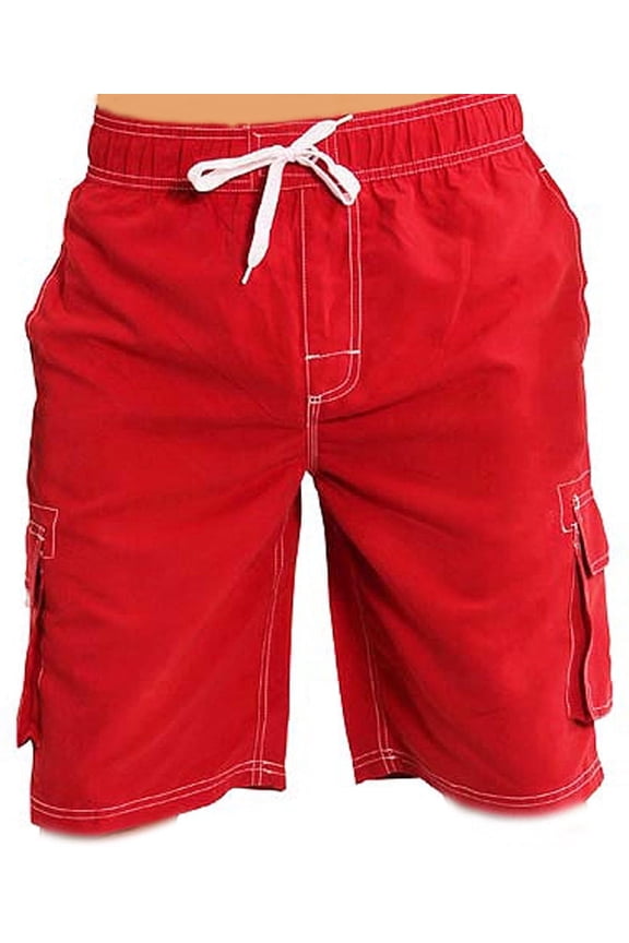 NORTY Toddler Boys' Swim Trunks Durable Comfort with Mesh Lining, Pockets & Adjustable Fit