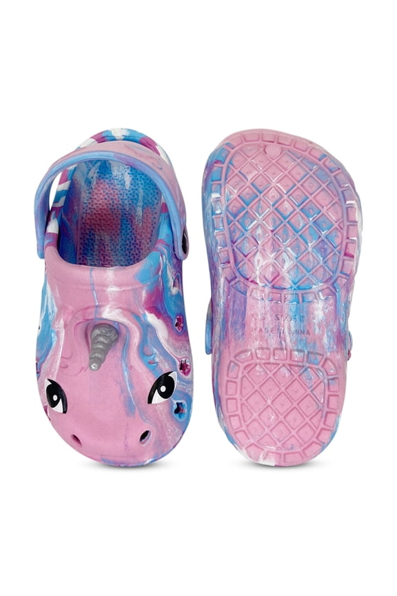 Norty Toddler Kids Boy's & Girl's Fun Slip-On Sandal Slipper Clog Shoes