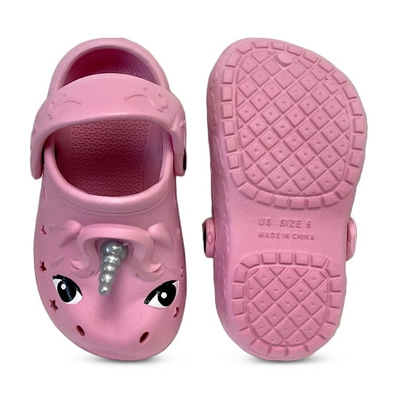 Norty Toddler Kids Boy's & Girl's Fun Slip-On Sandal Slipper Clog Shoes