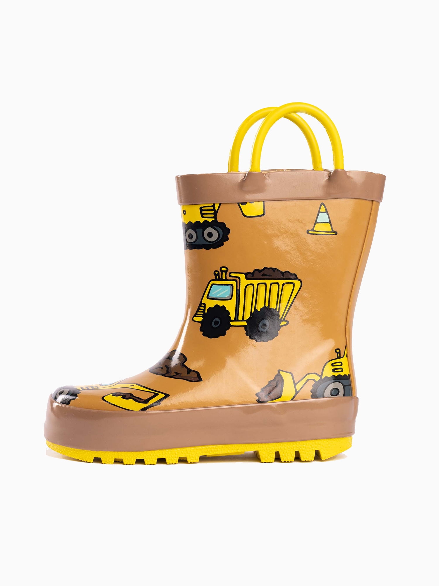 NORTY Toddler Kids Boys Unisex Waterproof Truck Rain Boots 8 Toddler