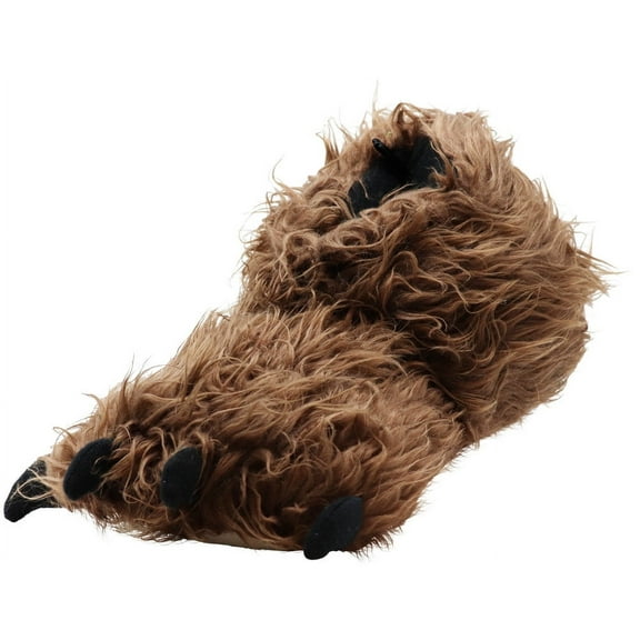 NORTY Unisex Adult Big Kid Little Kid Toddler Slip on Cozy Plush Animal Claw Paw Slippers
