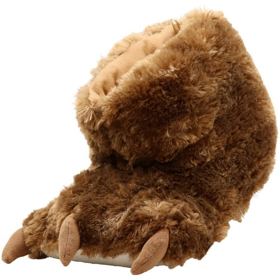NORTY Unisex Adult Big Kid Little Kid Toddler Slip on Cozy Plush Animal Claw Paw Slippers