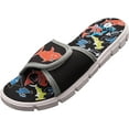 thumbnail image 1 of NORTY Unisex Boy's Girl's Slide Sandals for Kids for Shower, Pool, Everyday Fun, 1 of 16