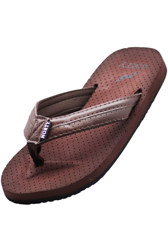 NORTY Women's Cushioned Flip Flops for Comfort and Style in Every Step Runs One Size Small