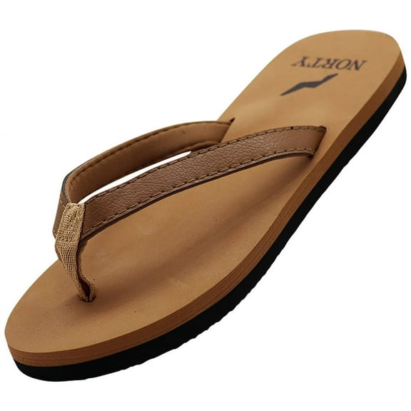 NORTY Women's Cushioned Flip Flops for Comfort and Style in Every Step Runs One Size Small