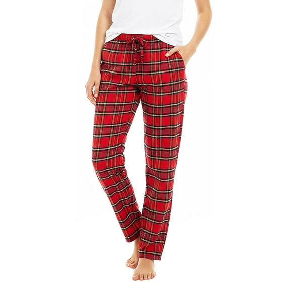 NORTY Women's Flannel Pajama Pants for Sleep & Lounge Cozy Comfort