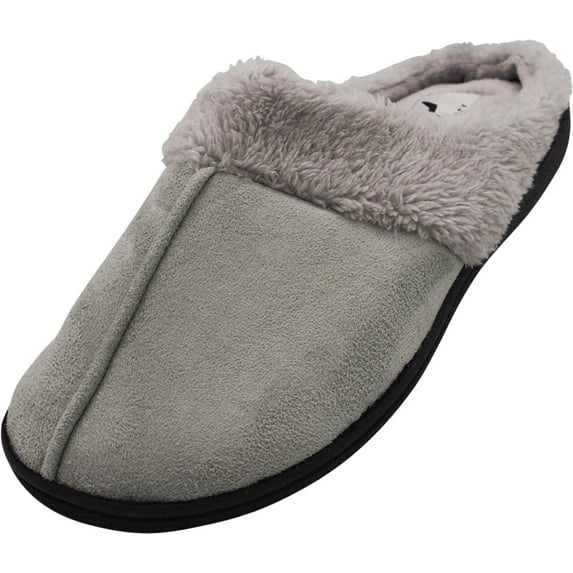 NORTY Women's Memory Foam Slippers Comfortable Cozy Mules Clogs Size Small = 5/6