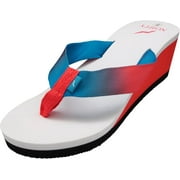 NORTY Womens Platform Wedge Flip Flop Sandals for Comfort, Style, All-Day Wear