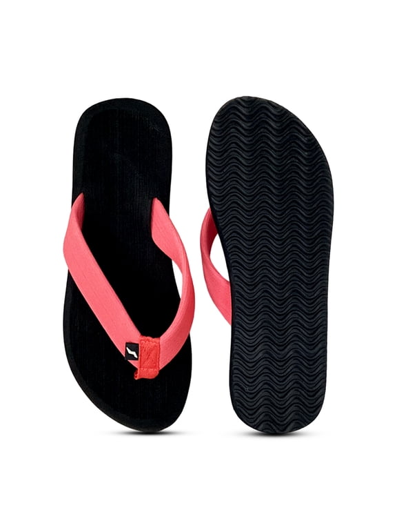 NORTY Women's Thong Flip Flop Sandal for Beach, Pool and Everyday - Runs Two Sizes Small 42353-6B(M)US (Coral)