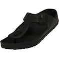 thumbnail image 1 of Norty Women's Flip Flop Sandals Lightweight Flip Flops - Runs 2 Sizes Small 42007-9B(M)US (Black), 1 of 7
