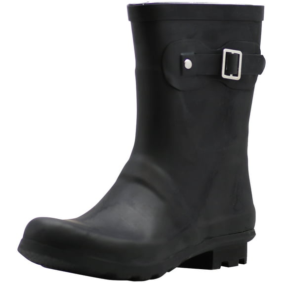 NORTY Womens Ankle-High Rain Boots 9 inch Female Snow Boots