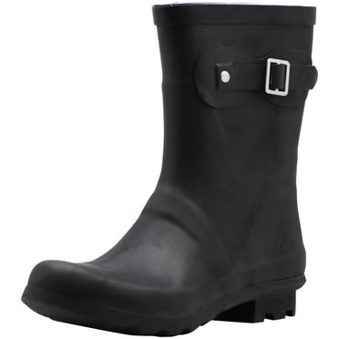 NORTY Womens Ankle-High Rain Boots 9 inch Female Snow Boots
