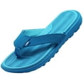 thumbnail image 1 of NORTY - Women's Thong Flip Flop Sandals Casual for Beach, Pool, Shower - Runs 1 Size Small 41782-7B(M)US (Blue 2), 1 of 7