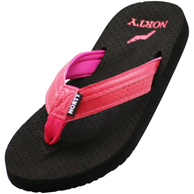 Norty Women's Soft Cushioned Footbed Flip Flop Thong Sandal 41504-9B(M ...