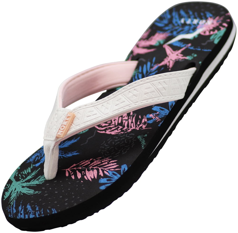 Norty Women's Everyday Flip Flop Thong Sandals Versatile Comfort