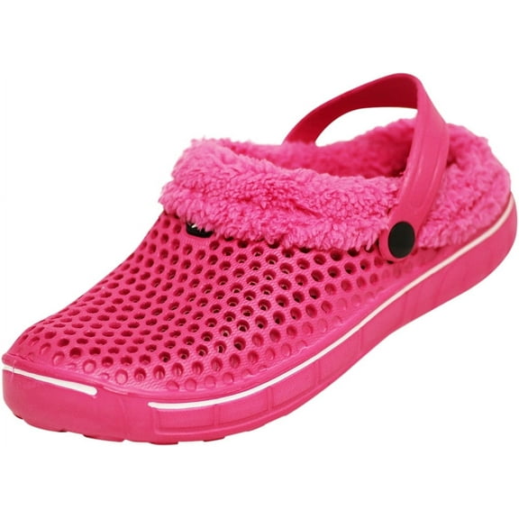 NORTY Women's Microfleece Lined Clogs Cozy Comfort & Style - Runs 2 Sizes Small