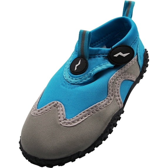 NORTY Womens Water Shoes Adult Female Pool Shoes Blue Grey 8