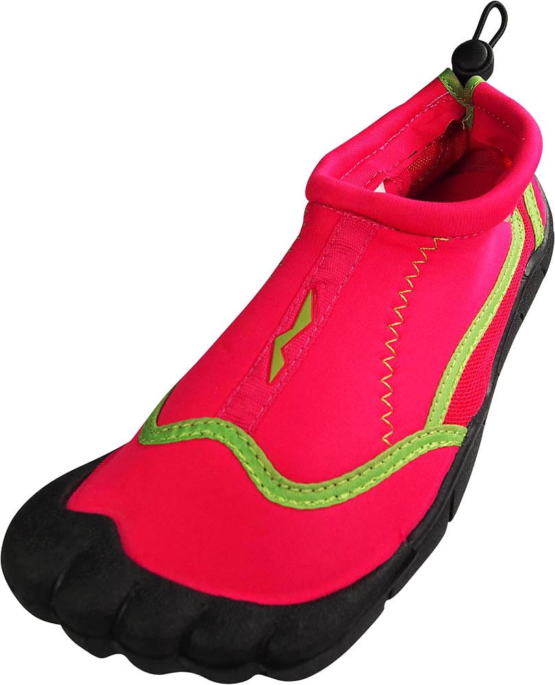 NORTY Womens Water Shoes Adult Female Pool Shoes Fuchsia Lime 9