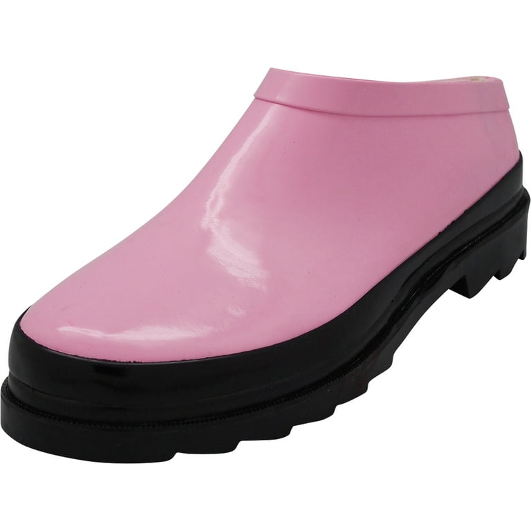 Norty Womens Garden Clog Waterproof Rain Boot For Ladies Winter Spring Garden Runs 1 2 Size Large 40682 9B M US Pink Walmart
