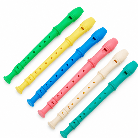 NORVELA 2026 New 8 Holes Plastic Clarinet Soprano Recorder Flute Musical Instrument for Kids,For Music Lessons,School Band,Beginner Practice,Home Learning,Early Education.