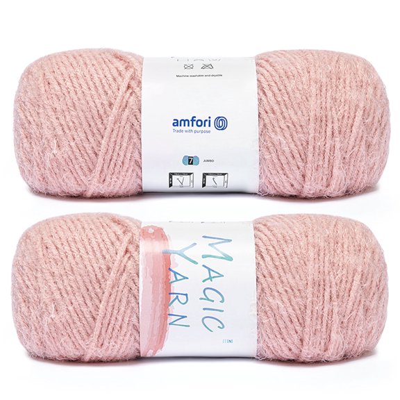 NORVIAN Soft Faux Alpaca Nylon Crochet Yarn,Cozy Smooth Bulky Ribbon Yarn,Ideal for Halloween Decorations,Blankets,Shawls to Friends and Family