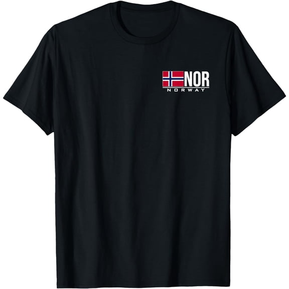 NORWAY FLAG NORWEGIAN COUNTRY CODE NOR SPORTS GAMES ATHLETE T-Shirt