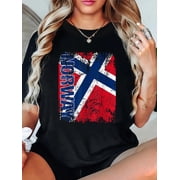 NORWAY Flag Vintage Distressed NORWAY T-Shirt
