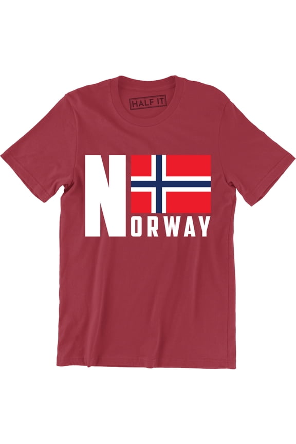 NORWEGEN Norway Flag Fan mit Men's Country Pride EU T-Shirt