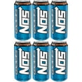 thumbnail image 1 of NOS High Performance Energy Drink, 16oz Can (Pack of 6, Total of 96 Fl Oz), 1 of 2