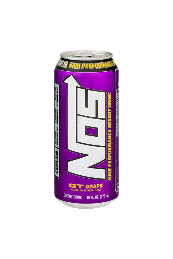 NOS High Performance Energy Drink, Grape, 16 fl oz