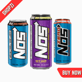 thumbnail image 1 of NOS High Performance Energy Drink Variety Pack, 12 Count (12 fl oz Cans, Original, GT Grape, Zero Sugar), Powerful Energy Beverage, 1 of 1