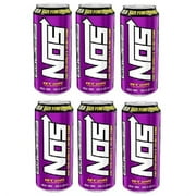 NOS High Performance Energy Drinks GT Grape (Pack of 6)