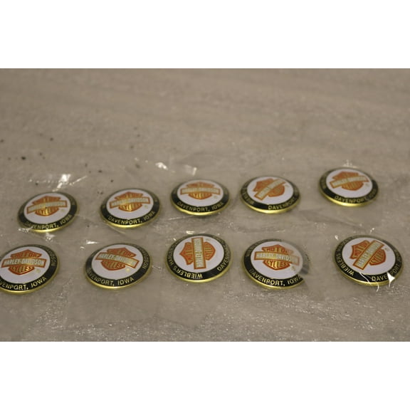 NOS NEW HARLEY OIL DIPSTICK DOMED DIP DOT WIEBLER'S DAVENPORT IA LOT OF 10