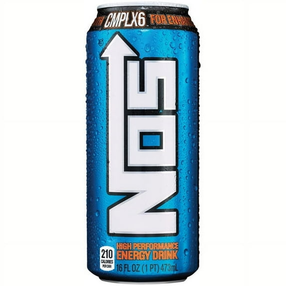 NOS Original High Performance Energy Drink 16 oz cans - Pack of 24