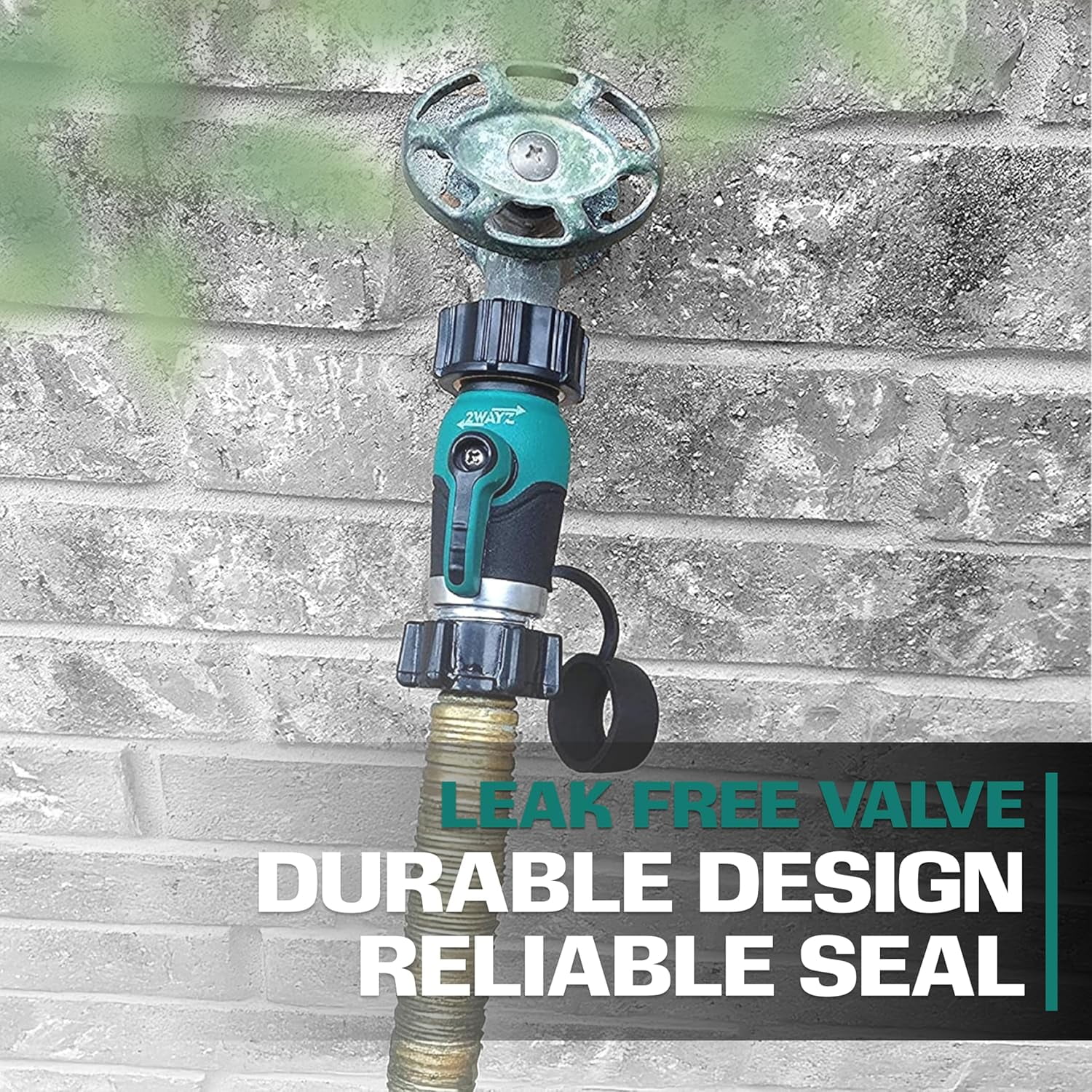 NOSGQ-Heavy Duty Garden Hose Connector with On/Off Switch - Water Flow ...