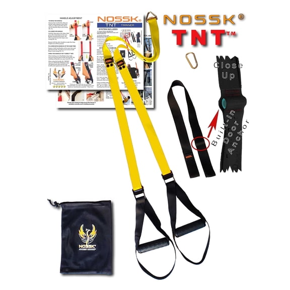 NOSSK TNT PRO Suspension Fitness Trainer (Yellow)
