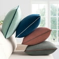 thumbnail image 1 of NOSTHEART Throw Pillow Covers 12" x 20" Set of 4 Decorative Pillowcases Soft Velvet Cushion Covers Couch Pillows for Living Room Sofa Car Home Decor (Beach Series), 1 of 5