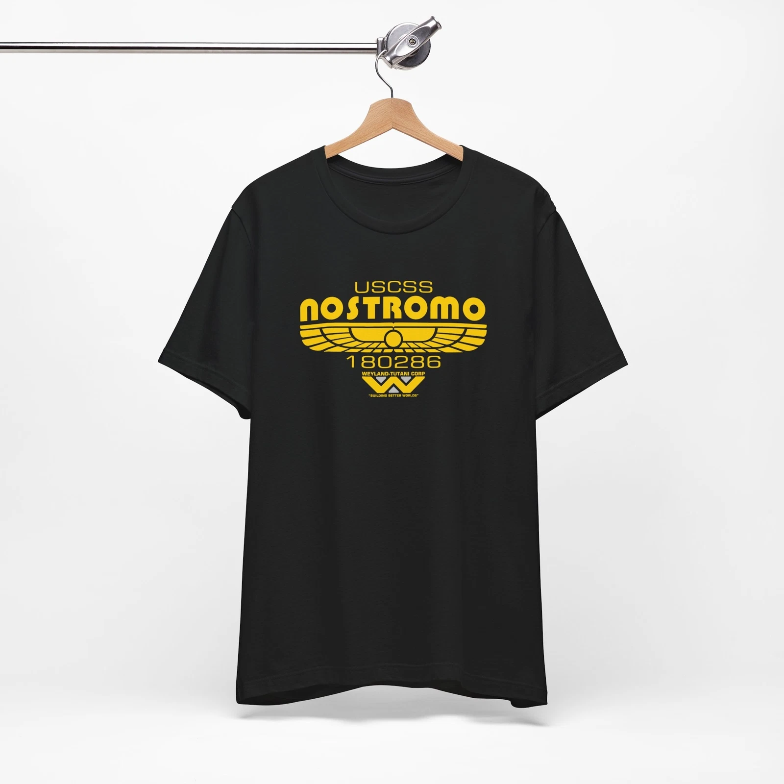 NOSTROMO Alien t-shirt Space Ship Sci-Fi Horror Aliens Ripley LV-426 ...