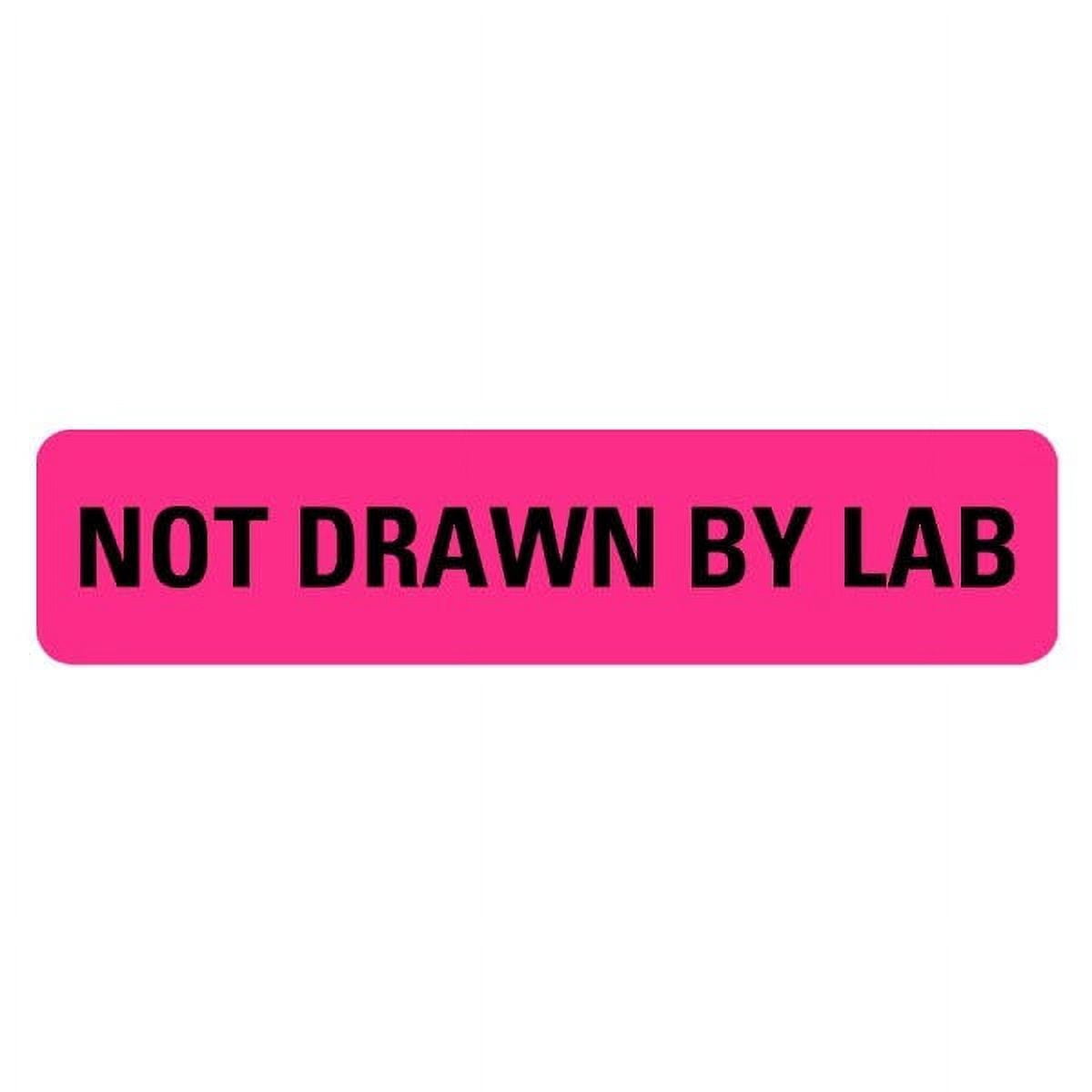 No Lab Draws NOT DRAWN BY LAB Medical Labels - Walmart.com