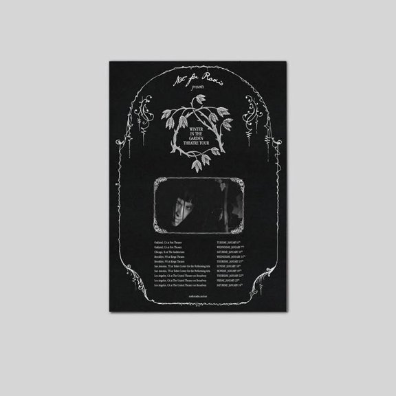 NOT FOR RADIO Winter In The Garden Theatre Tour Poster Size 24''x36'' Goldengate