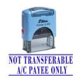 thumbnail image 1 of NOT TRANSFERABLE A/C PAYEE ONLY Shiny Self Inking Rubber Office Stationary Stamp, 1 of 1