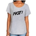 thumbnail image 1 of NOT! Womens Dolman Tee, 1 of 1