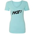 thumbnail image 1 of NOT! Womens V-Neck Tee, 1 of 1