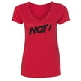 thumbnail image 1 of NOT! Womens V-Neck Tee, 1 of 1