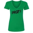 thumbnail image 1 of NOT! Womens V-Neck Tee, 1 of 1