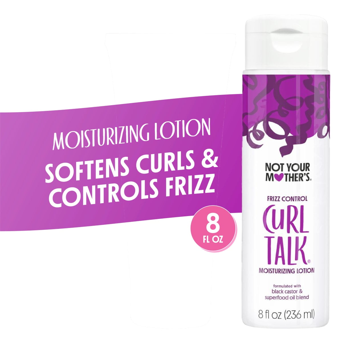 Notyourmothers Not Your Mother's Curl Talk Frizz Control Moisturizing Hair Lotion, 6 fl oz