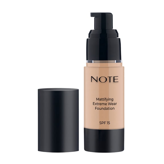 NOTE Mattifying Extreme Wear Foundation SPF 15, 02 Natural Beige, 1 oz