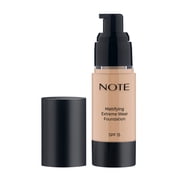 NOTE Mattifying Extreme Wear Foundation SPF 15, 02 Natural Beige, 1 oz