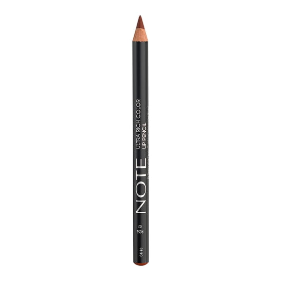 NOTE Ultra Rich Color Lip Pencil, Lip Pencil, 02 Rose, 0.04 oz